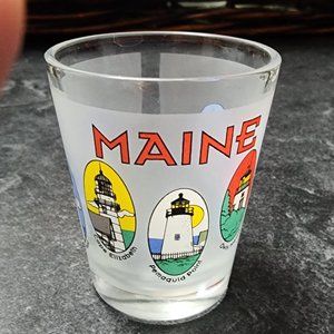 Vintage Maine Shot Glass